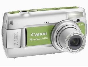 5 Canon PowerShot A470 Green