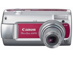 5 Canon PowerShot A470 Red