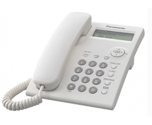 Телефон проводной Panasonic KX-TS2351RU White