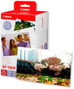5 Canon KP-108IP Color Ink / Paper Set