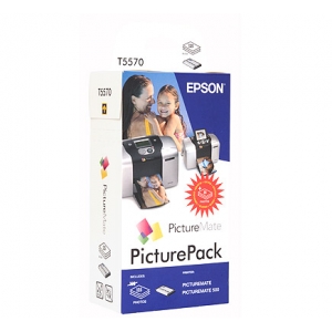 Картридж + Бумага Epson C13T557040 Picture Pack