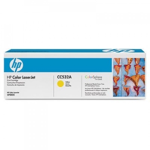 Картридж для лазерного принтера HP CC532A Yellow