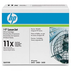 Картридж для лазерного принтера HP Q6511XD Dual Pack BLACK