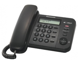 Телефон проводной Panasonic KX-TS2356RU B