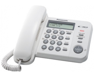 Телефон проводной Panasonic KX-TS2356RU W