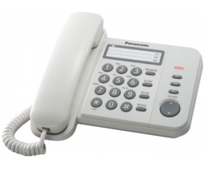 Телефон проводной Panasonic KX-TS2352RU W
