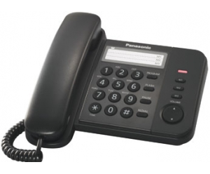 Телефон проводной Panasonic KX-TS2352RU B