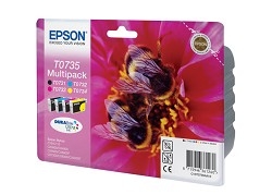 Картридж для струйного принтер Epson T0735 Multi Pack набор из 4 картриджей