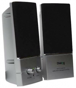 Акустика 2.0 Dialog Melody AM-11S Silver