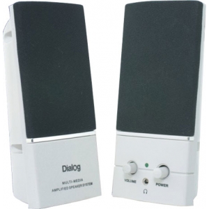 Акустика 2.0 Dialog Melody AM-11W White
