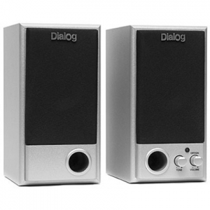Акустика 2.0 Dialog W-201 Silver