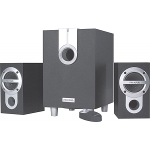 Акустика 2.1 Microlab M400 черно-серебристые