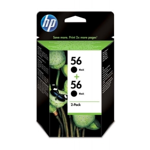 Картридж для струйного принтер HP C9502AE (№56) Black (2-Pack)