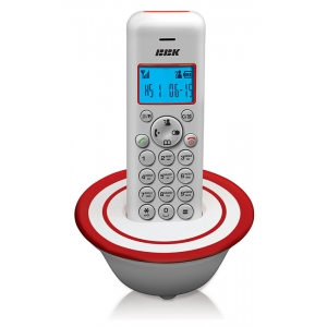 Телефон DECT BBK BKD-815 RU бело красный