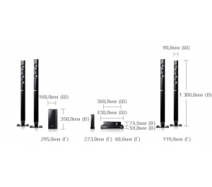 Акустика 5.1 Samsung HT C655W