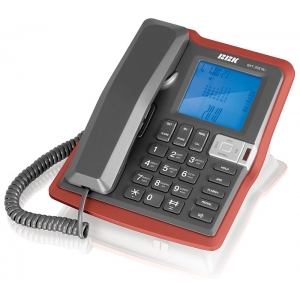 Телефон проводной BBK BKT-258 RU красный