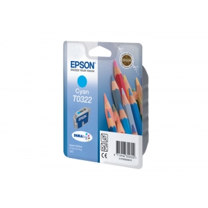 Картридж для струйного принтер Epson T0322 (C13T03224010) Cyan