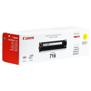 Картридж для лазерного принтера Canon Cartridge 716 Yellow